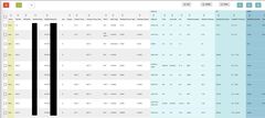 weldXpert-Ansicht: PQR-Liste