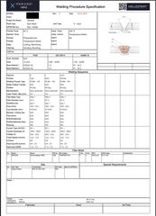 weldXpert-Ansicht: WPS-Formular